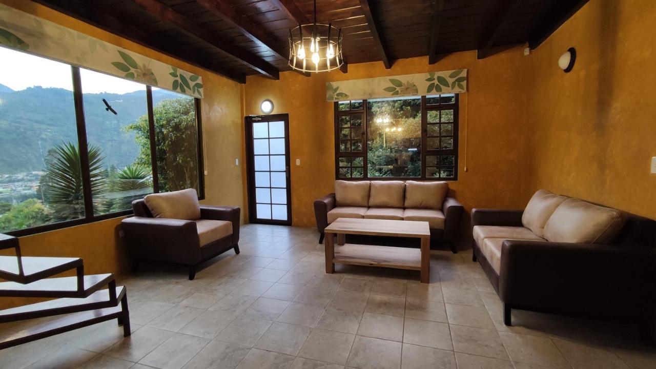 "Casa Verde" En Banos De Agua Santa Con Vista Al Volcan Tungurahua מראה חיצוני תמונה
