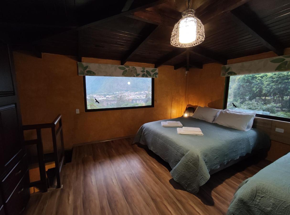 "Casa Verde" En Banos De Agua Santa Con Vista Al Volcan Tungurahua מראה חיצוני תמונה