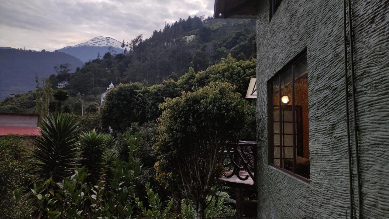 "Casa Verde" En Banos De Agua Santa Con Vista Al Volcan Tungurahua מראה חיצוני תמונה
