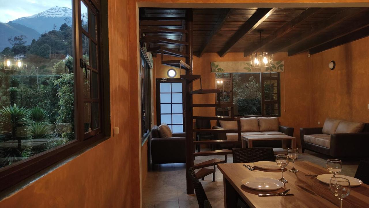 "Casa Verde" En Banos De Agua Santa Con Vista Al Volcan Tungurahua מראה חיצוני תמונה