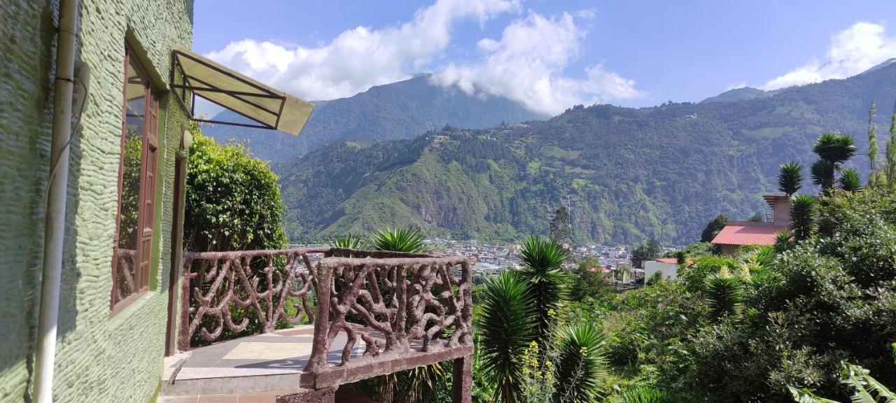 "Casa Verde" En Banos De Agua Santa Con Vista Al Volcan Tungurahua מראה חיצוני תמונה