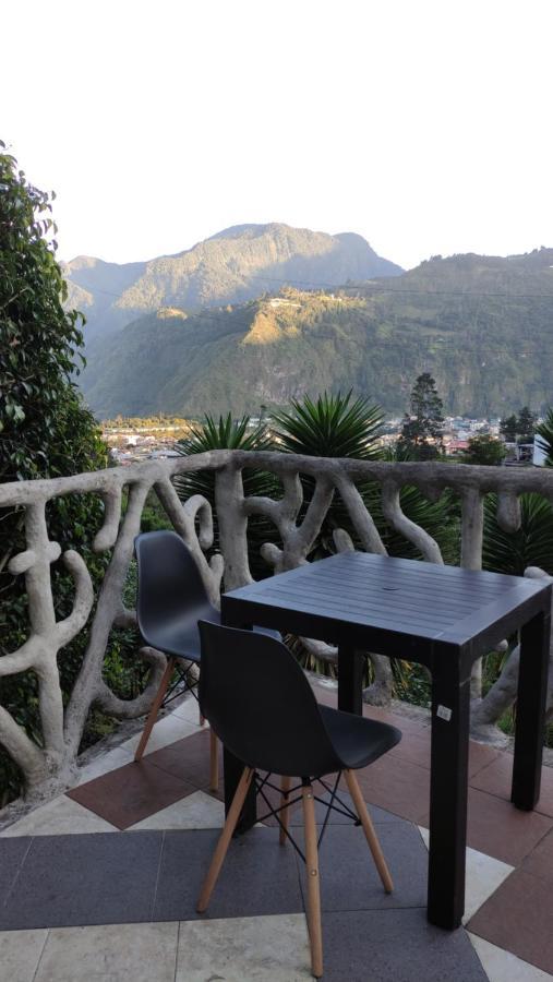 "Casa Verde" En Banos De Agua Santa Con Vista Al Volcan Tungurahua מראה חיצוני תמונה