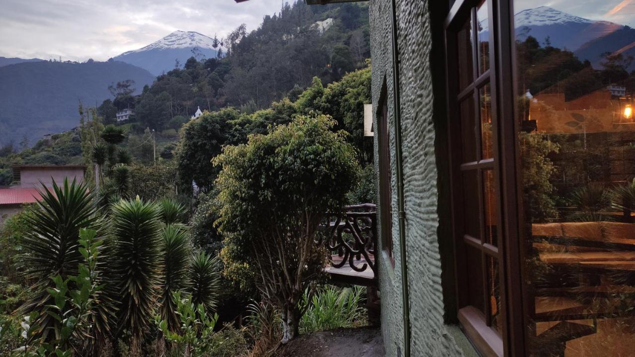 "Casa Verde" En Banos De Agua Santa Con Vista Al Volcan Tungurahua מראה חיצוני תמונה
